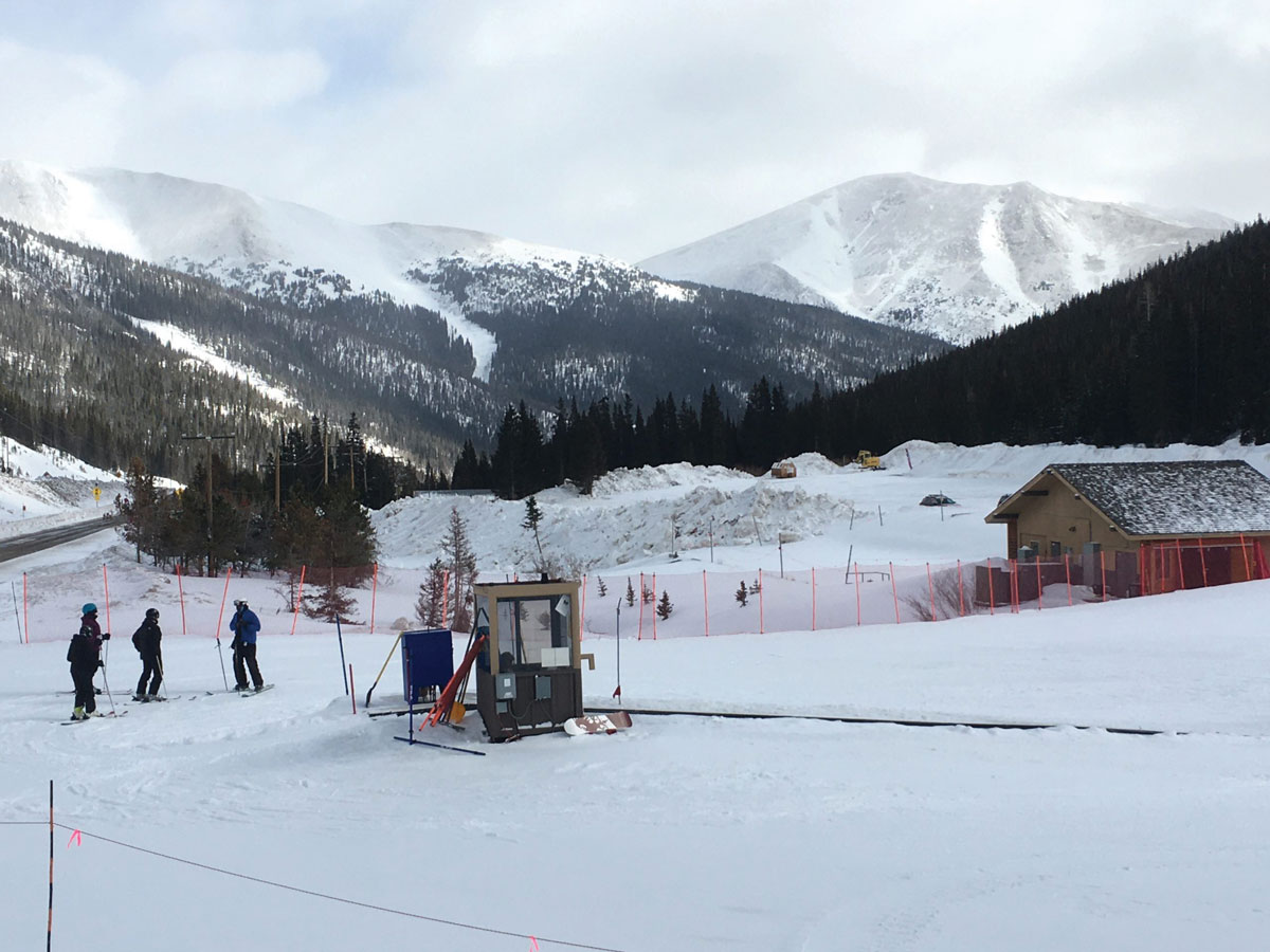 Crosscountry skiing in a bean field CITYVIEW