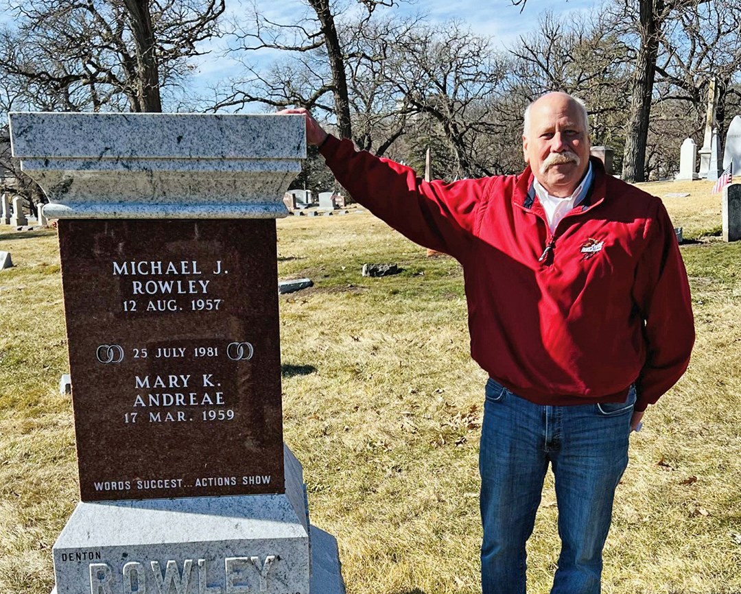 Two characters and a dog in Woodland Cemetery - Vimarsana News